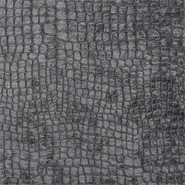 Designer Fabrics Designer Fabrics K0151U 54 in. Wide Grey Textured Alligator Shiny Woven Velvet Upholstery Fabric K0151U - main